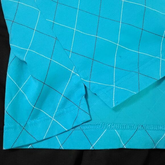 Jos A Bank Leadbetter Mens Golf Polo Blue Size M Cotton Blend Short Sleeve - Picture 9 of 12